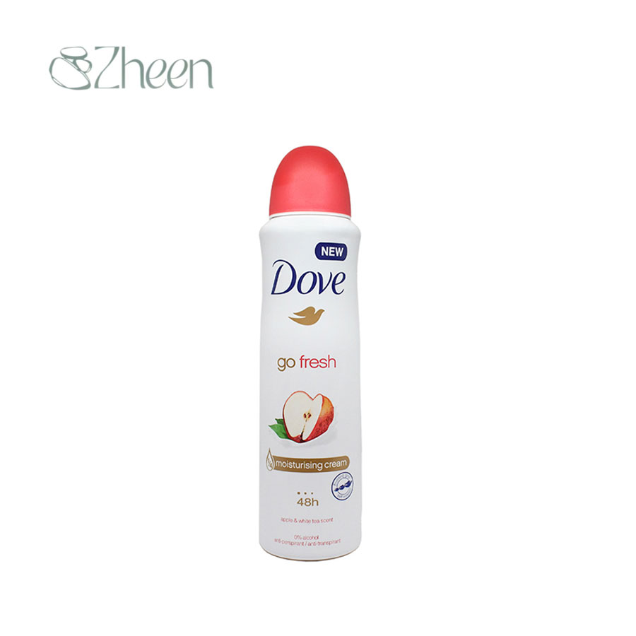 اسپری بدن گو فرش اپل اند وایت تی سکنت 48 ساعته زنانه داو